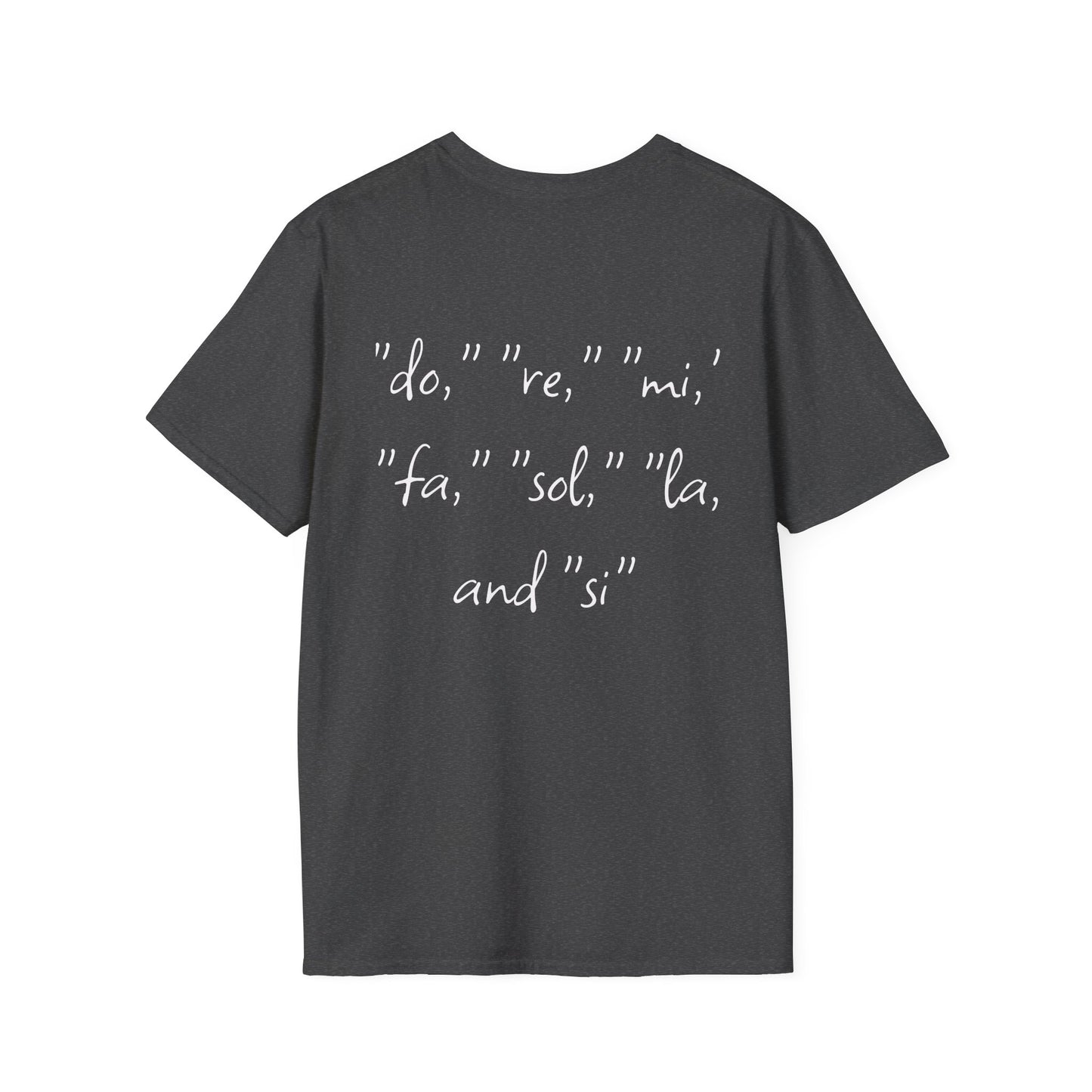 Unisex Softstyle T-Shirt, Pianist, Love Notes, Soul Music