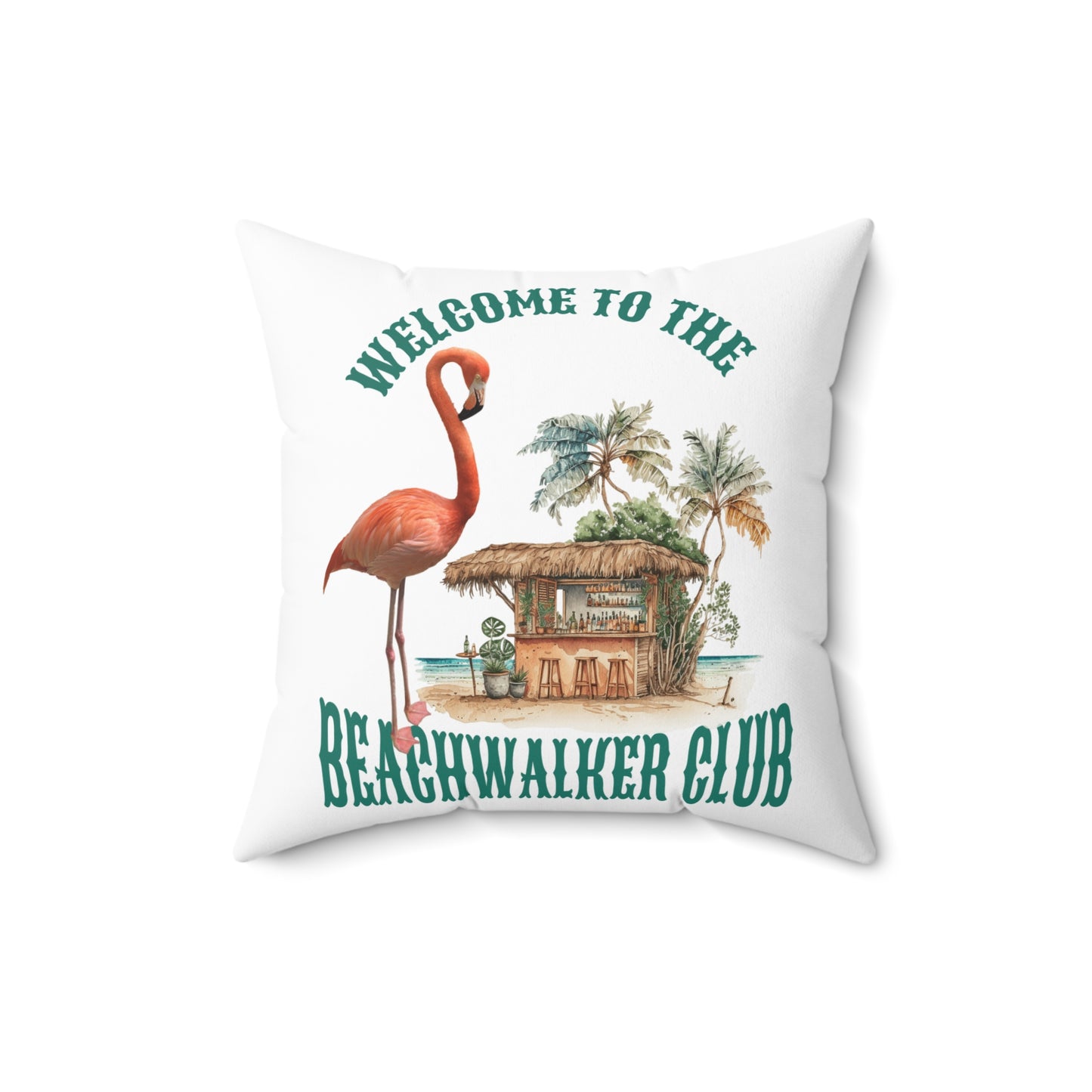 Spun Polyester Square Pillow, Coastal, Beachwalker Club Collection