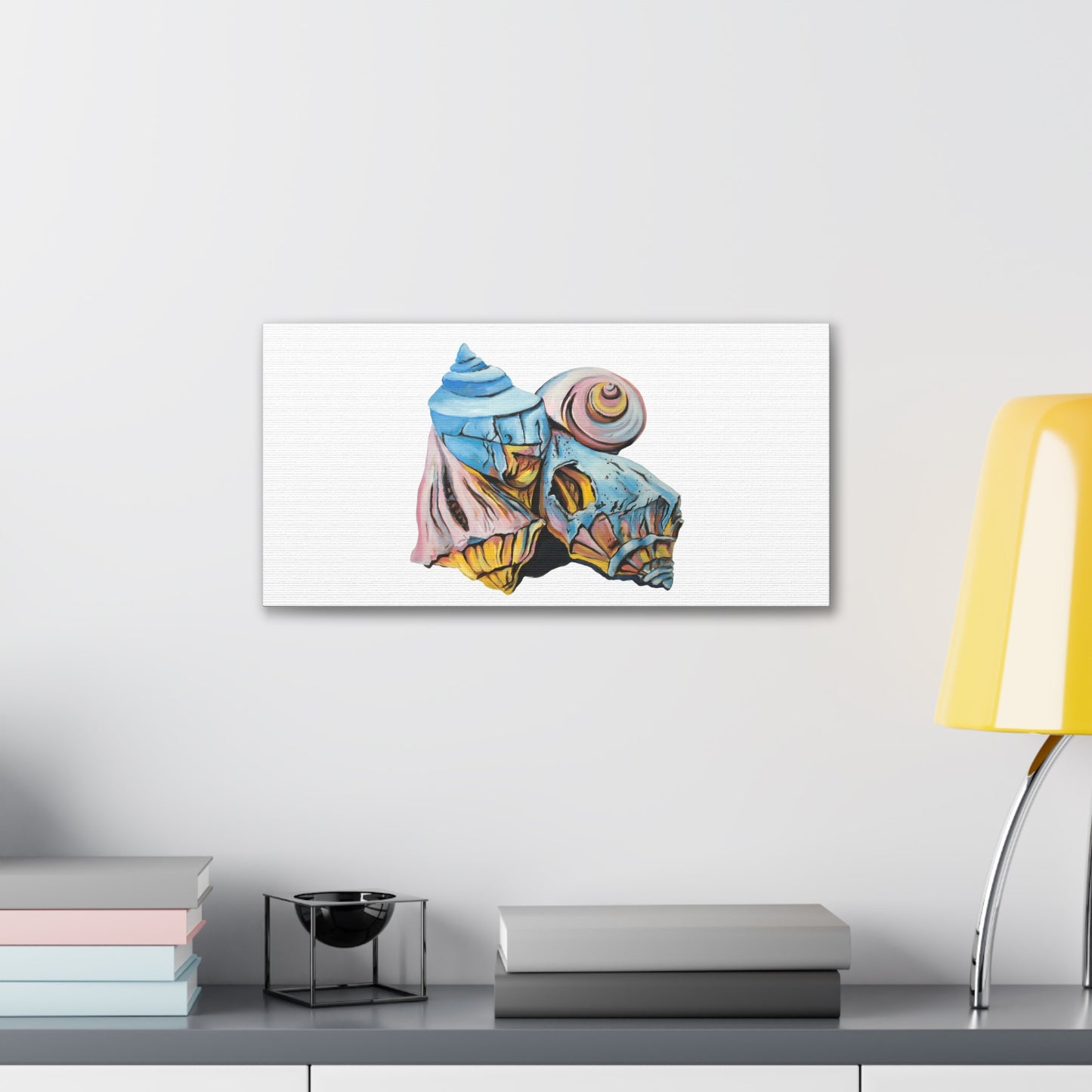 Canvas Gallery Wraps, Artsy Beach Shells, Beachwalker Club Collection