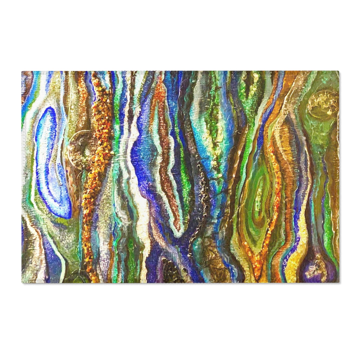 Area Rugs, Genesis, In the Beginning God Created the Heavens and the Earth, Artwork, FrediFreds Home Collection