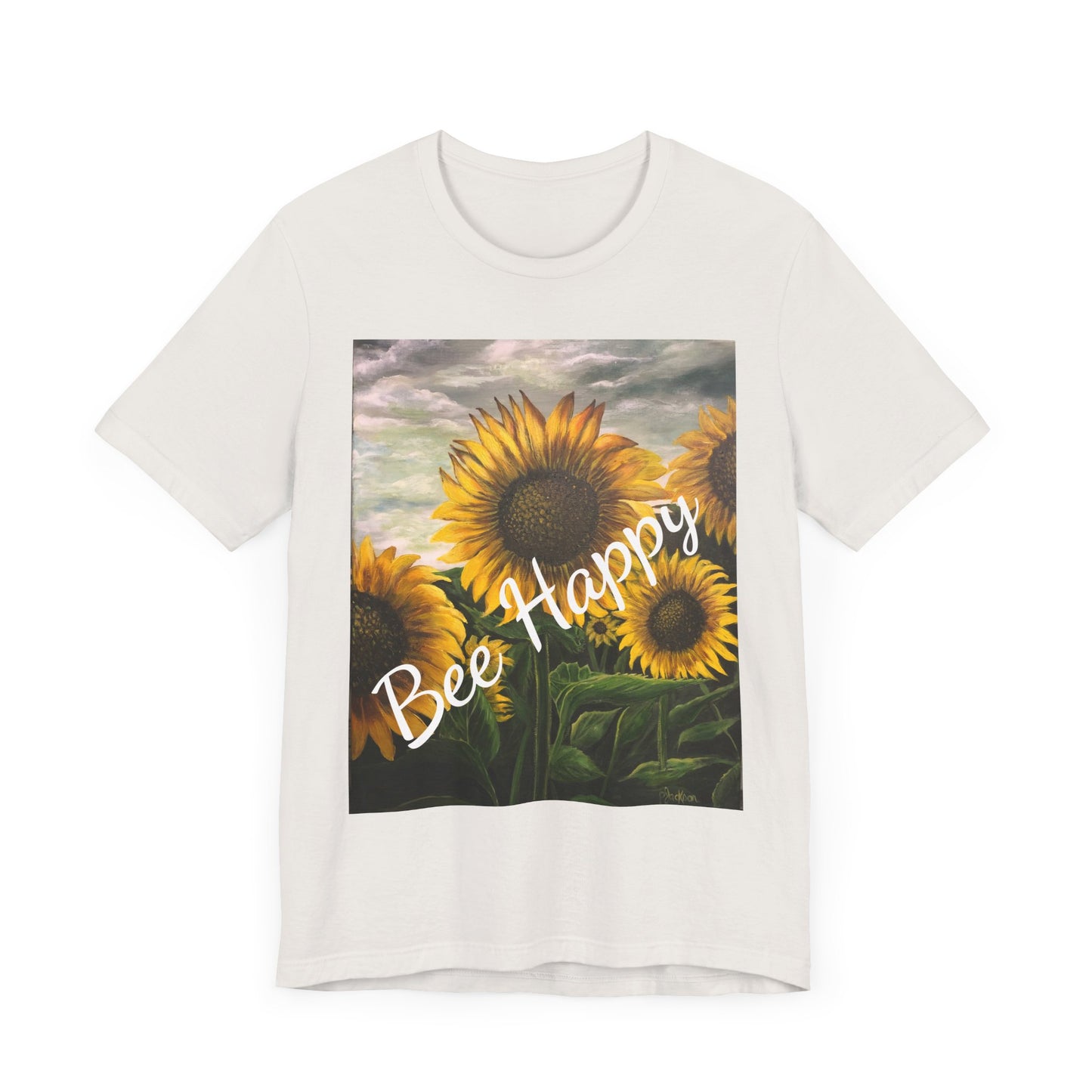 Unisex Jersey Short Sleeve Tee, Sunflowers, FrediFreds Home Collection