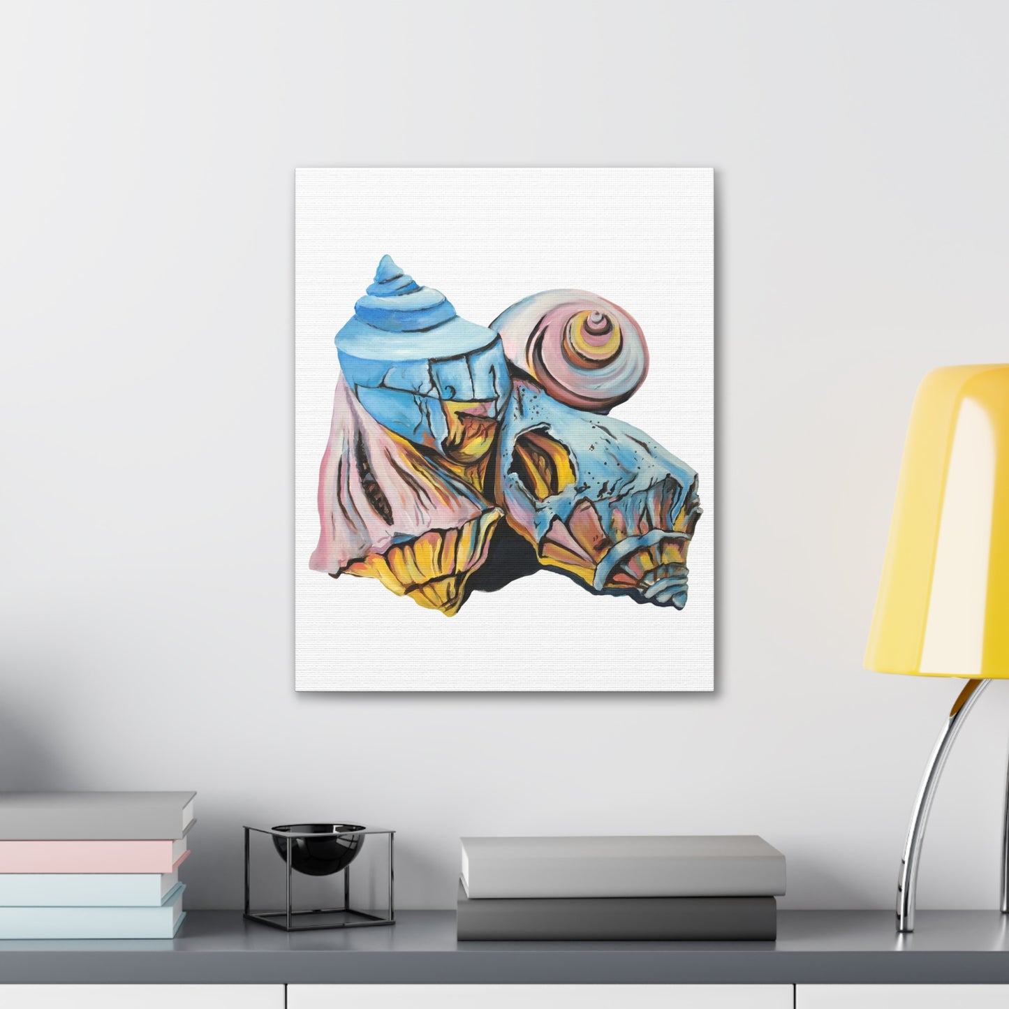 Canvas Gallery Wraps, Artsy Beach Shells, Beachwalker Club Collection