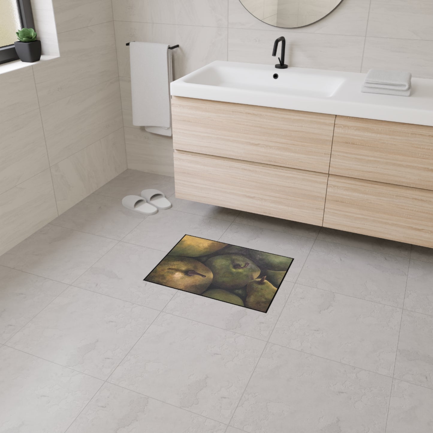 Heavy Duty Floor Mat, Pear Delight, FrediFreds Home Grown Collection