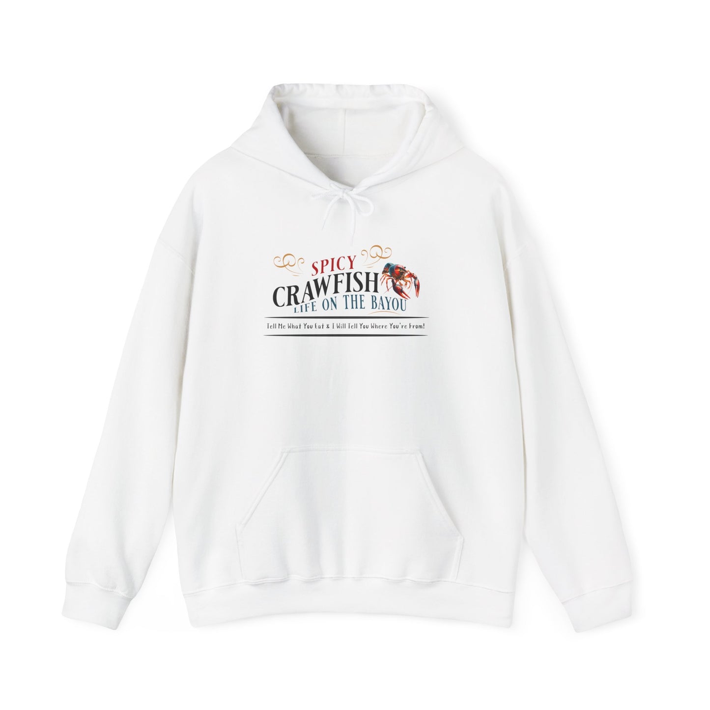 Unisex Heavy Blend™ Hooded Sweatshirt, Spicy Crawfish, Life on the Bayou, Life on the Bayou Collection