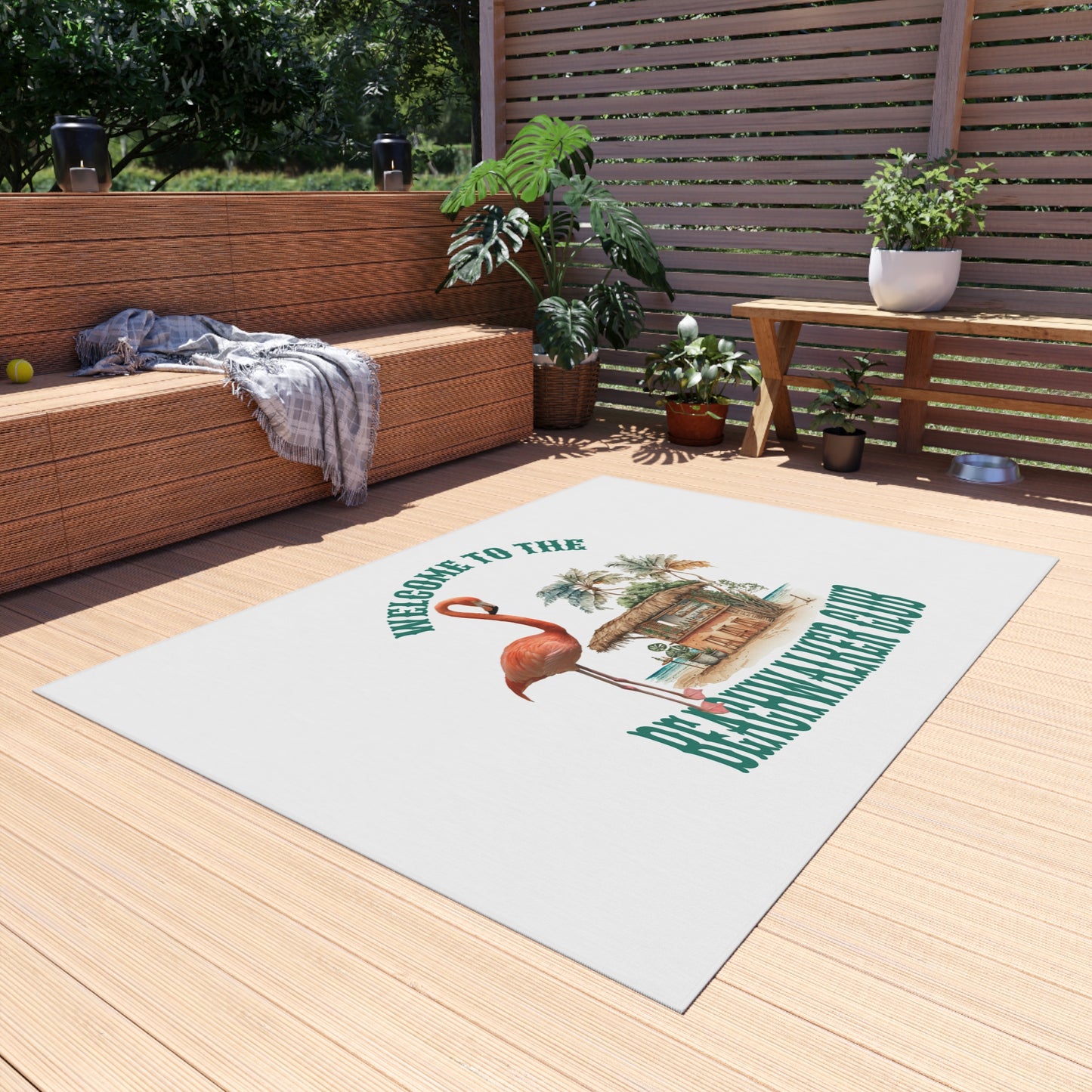 Outdoor Rug, Coastal, "Beachwalker Club Collection