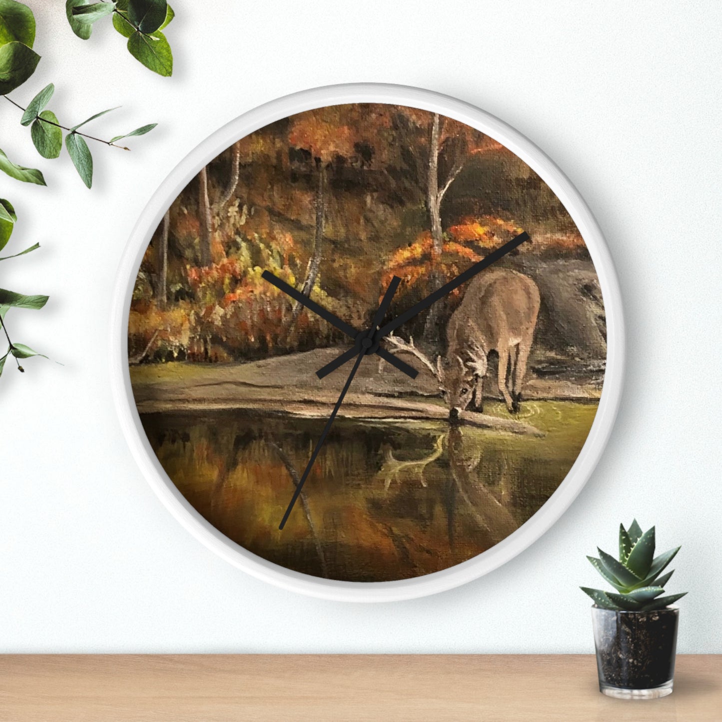 Wall Clock, Deer Haven, Life on the Bayou Collection