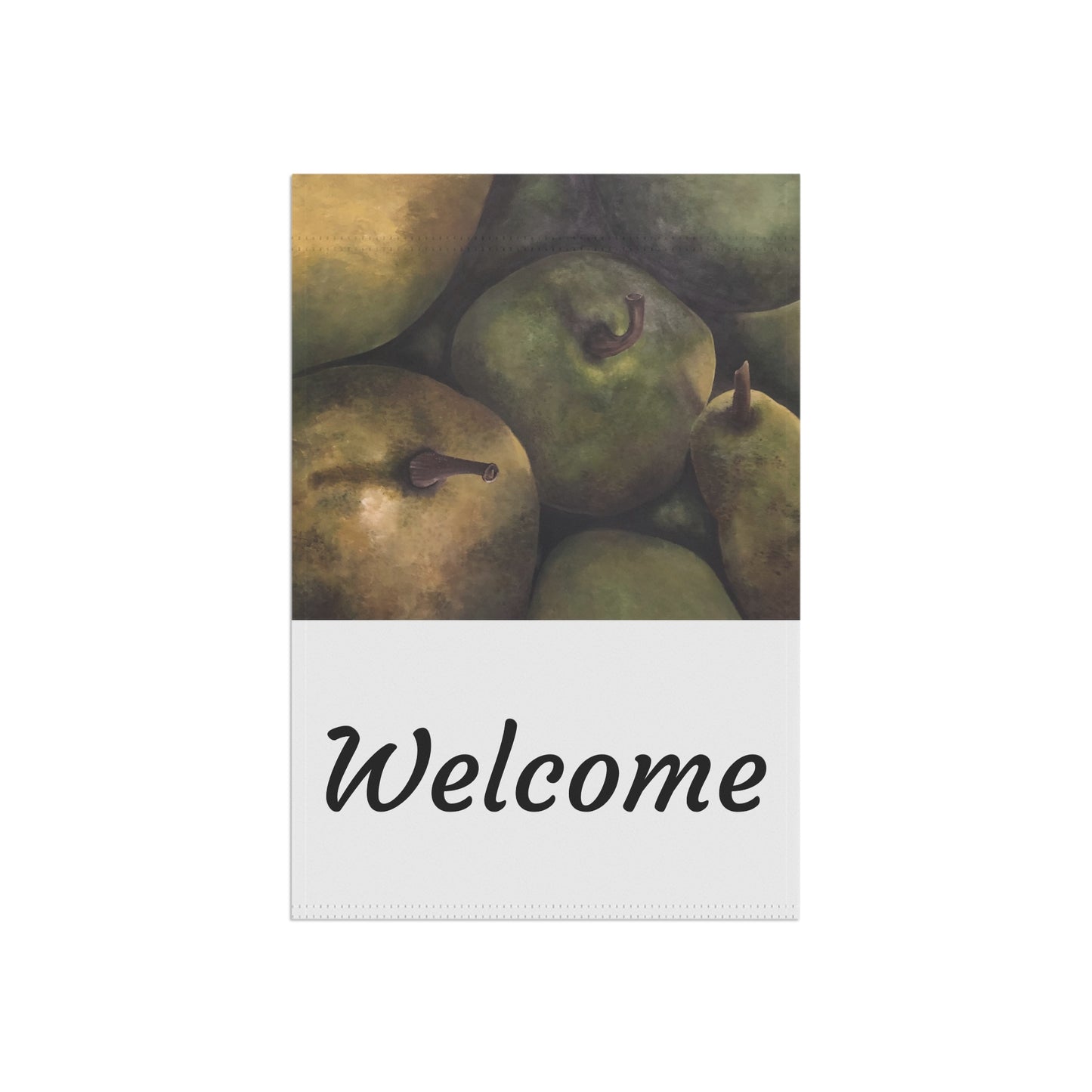 Garden & House Banner, Welcome Sign, Pear Delight, FrediFreds Home Collection