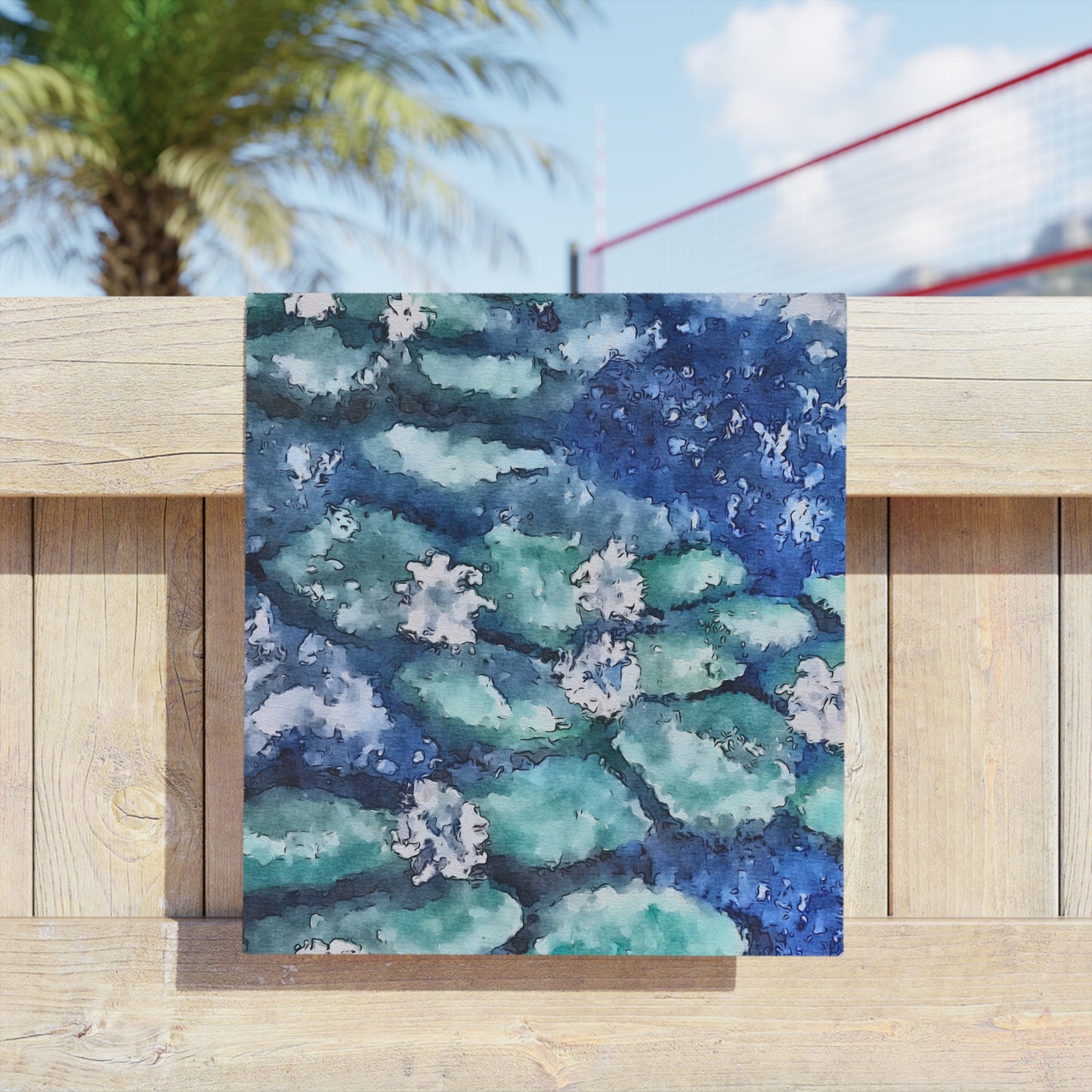 Beach Towels, Water Lilies, FrediFreds Home Collection