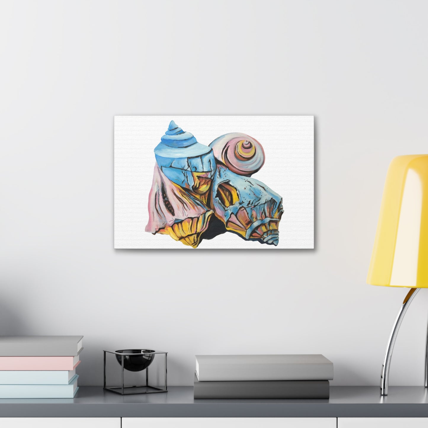 Canvas Gallery Wraps, Artsy Beach Shells, Beachwalker Club Collection