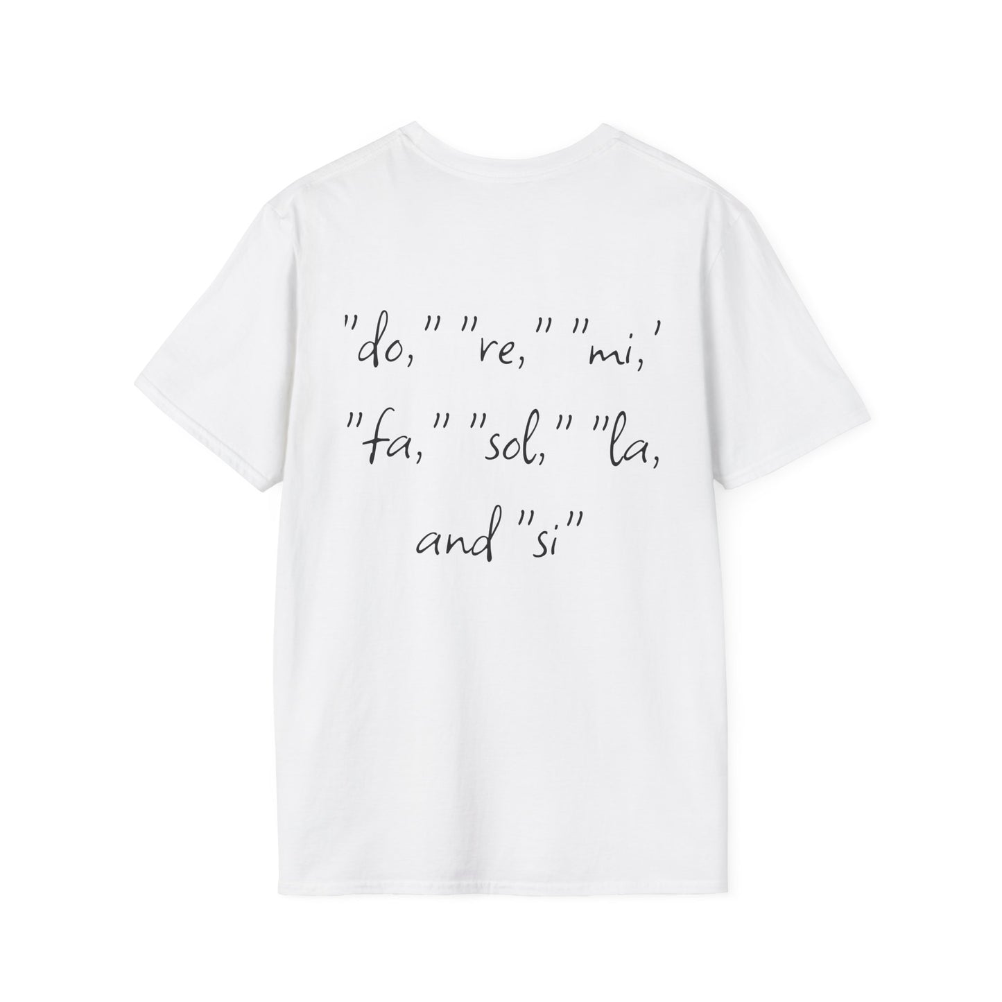 Unisex Softstyle T-Shirt, Pianist, Love Notes, Soul Music