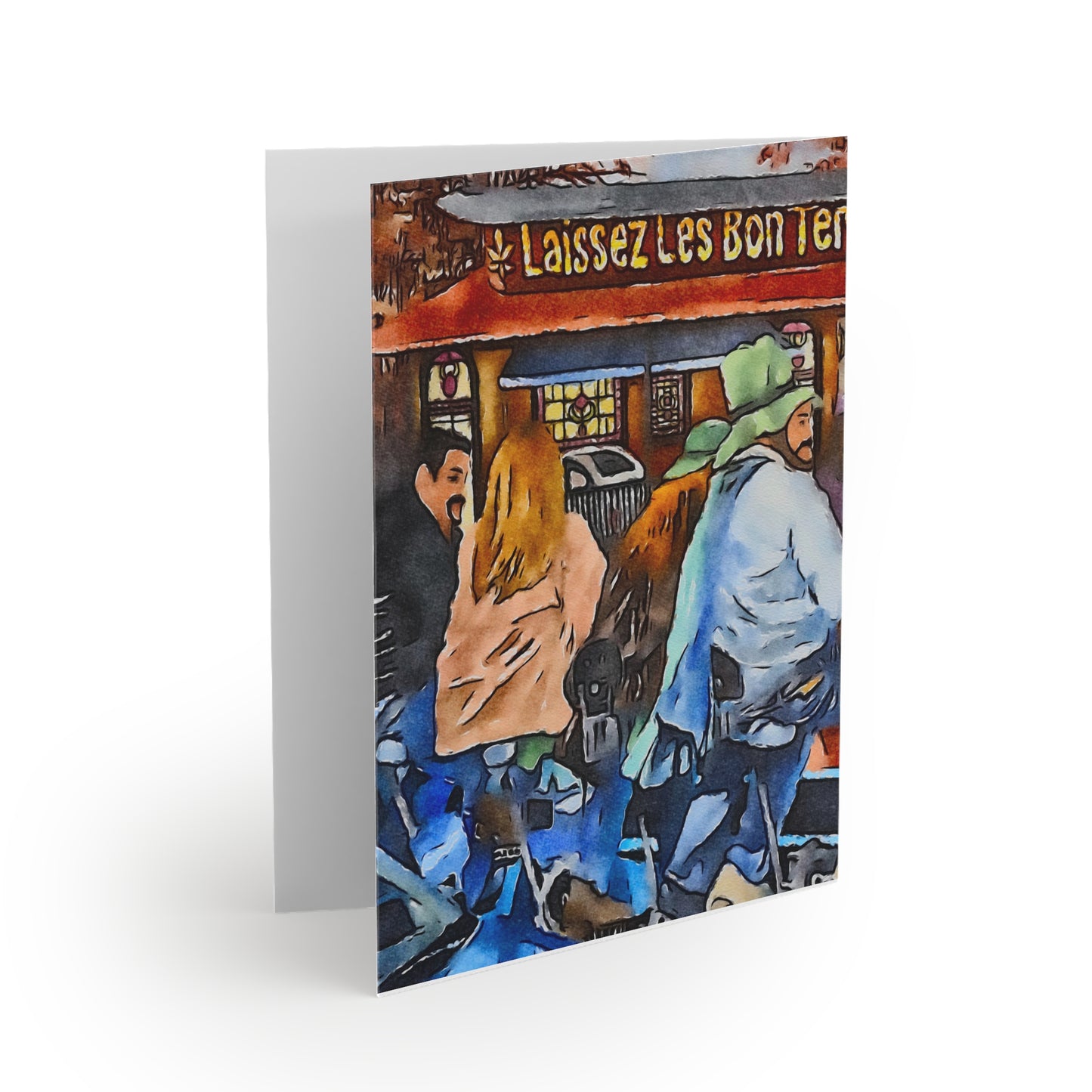 Greeting cards (8, 16, and 24 pcs), Designer Cards, Original Artwork, Let the Good Times Roll Collection