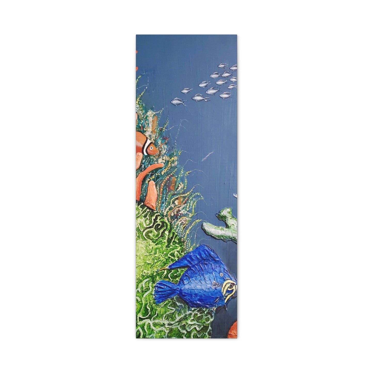 Matte Canvas, Stretched, 1.25", Ocean Life, Artwork, Beachwalker Club Collection