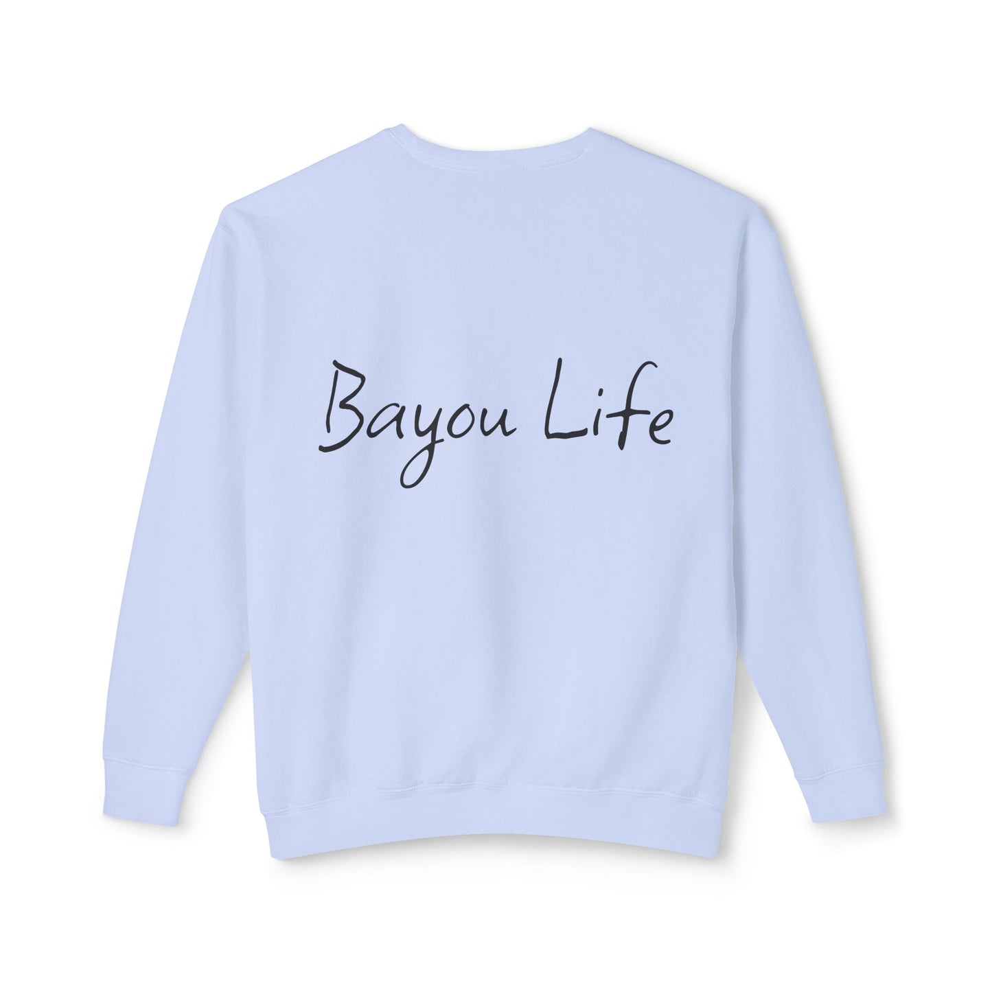 Unisex Lightweight Crewneck Sweatshirt, Life on the Bayou