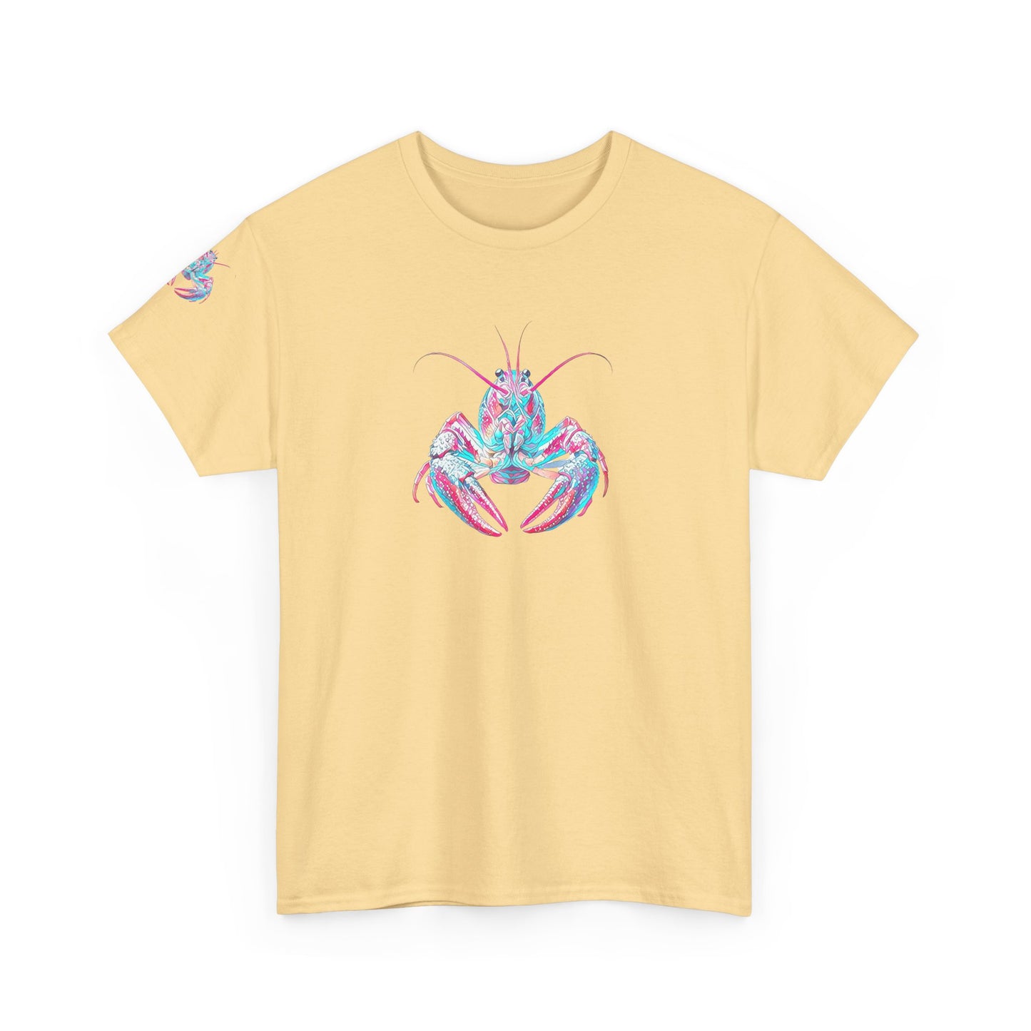 Unisex Heavy Cotton Tee, Abstract Girly Girl's Crawfish Season, Life on the Bayou Collection