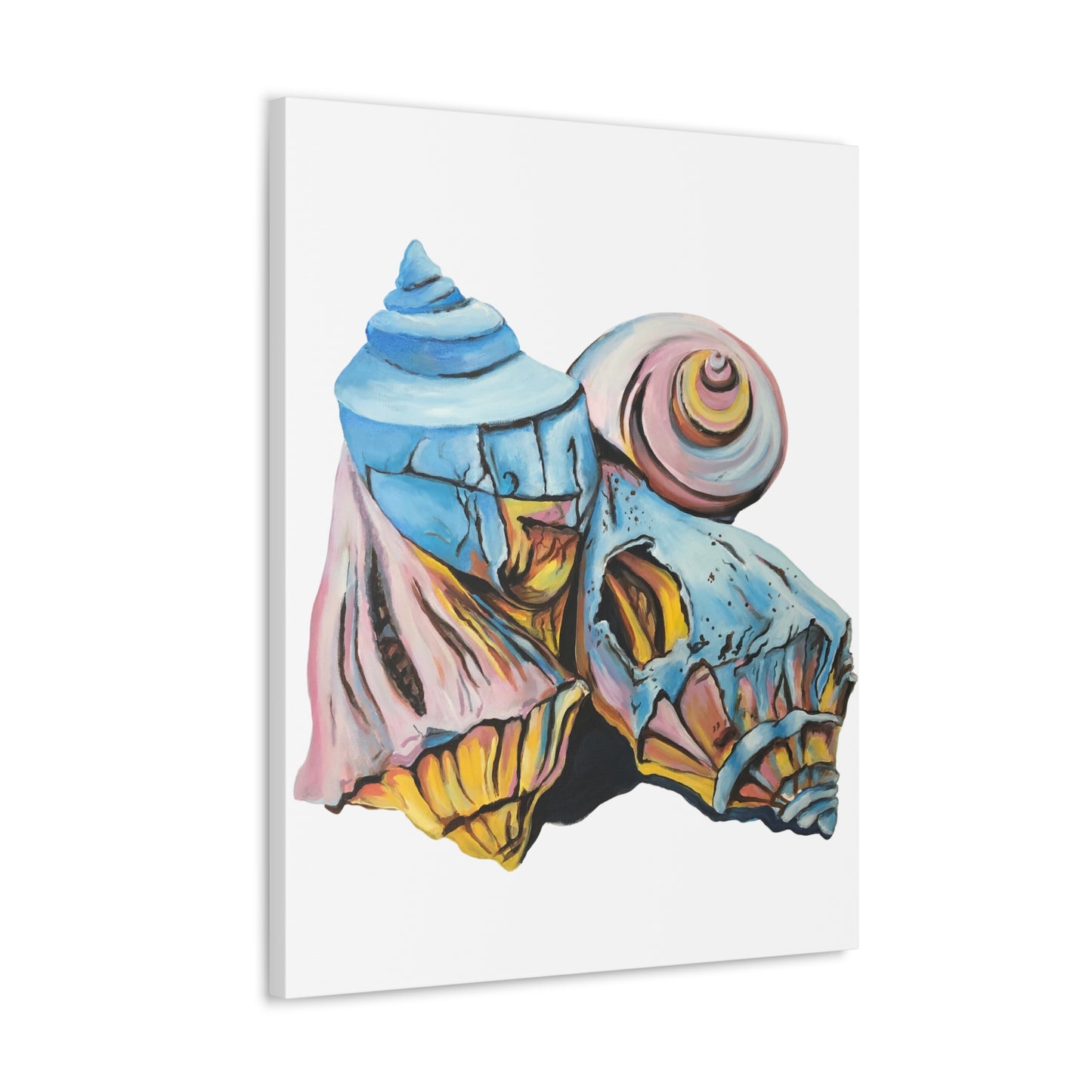 Canvas Gallery Wraps, Artsy Beach Shells, Beachwalker Club Collection