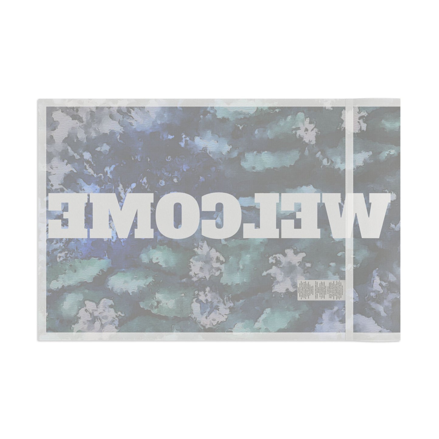 Flag, Water Lilies, Welcome, FrediFreds Home Collection