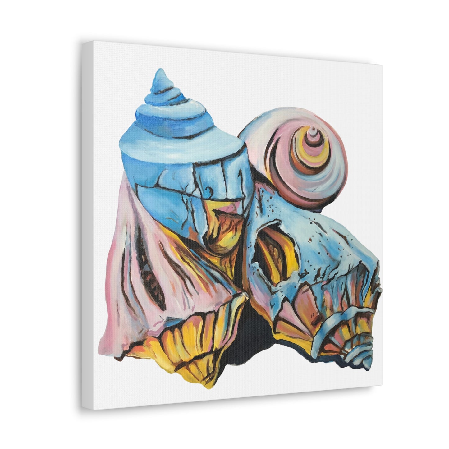 Canvas Gallery Wraps, Artsy Beach Shells, Beachwalker Club Collection
