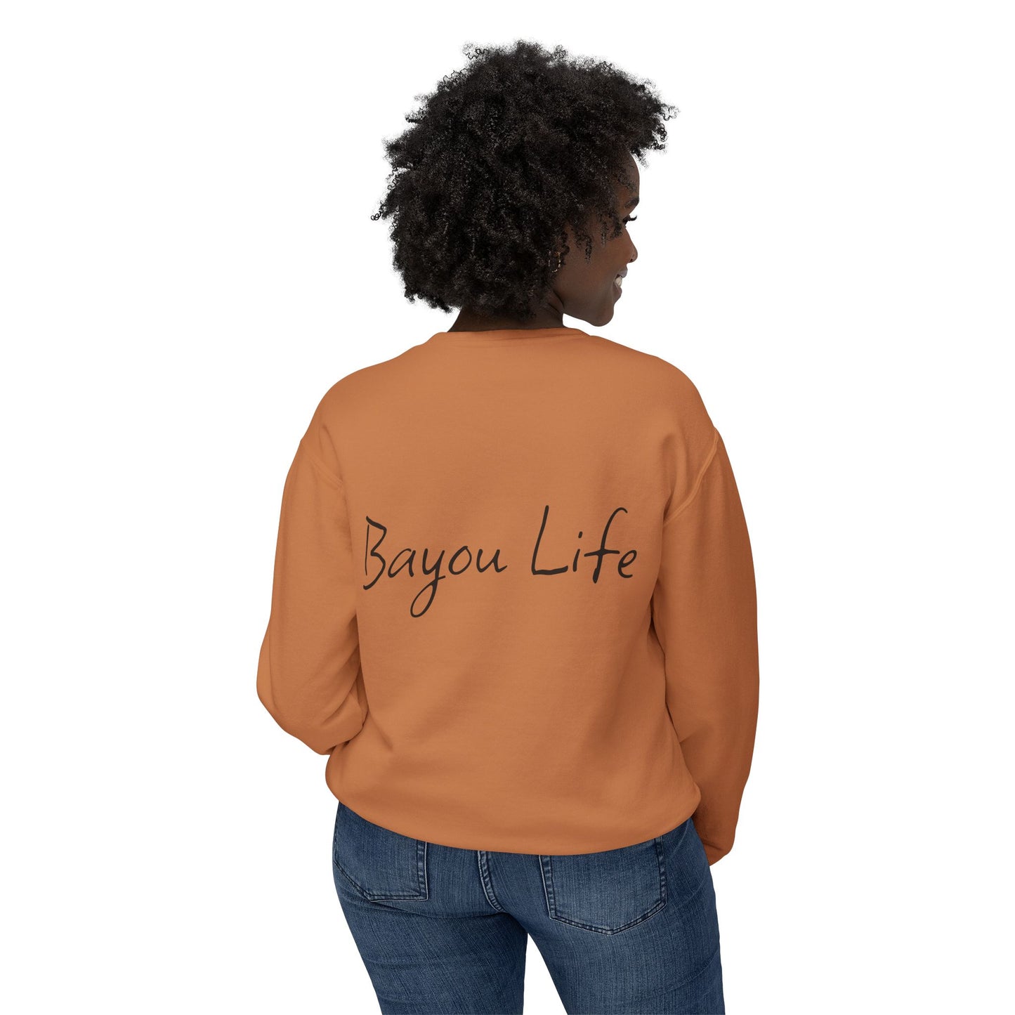 Unisex Lightweight Crewneck Sweatshirt, Life on the Bayou