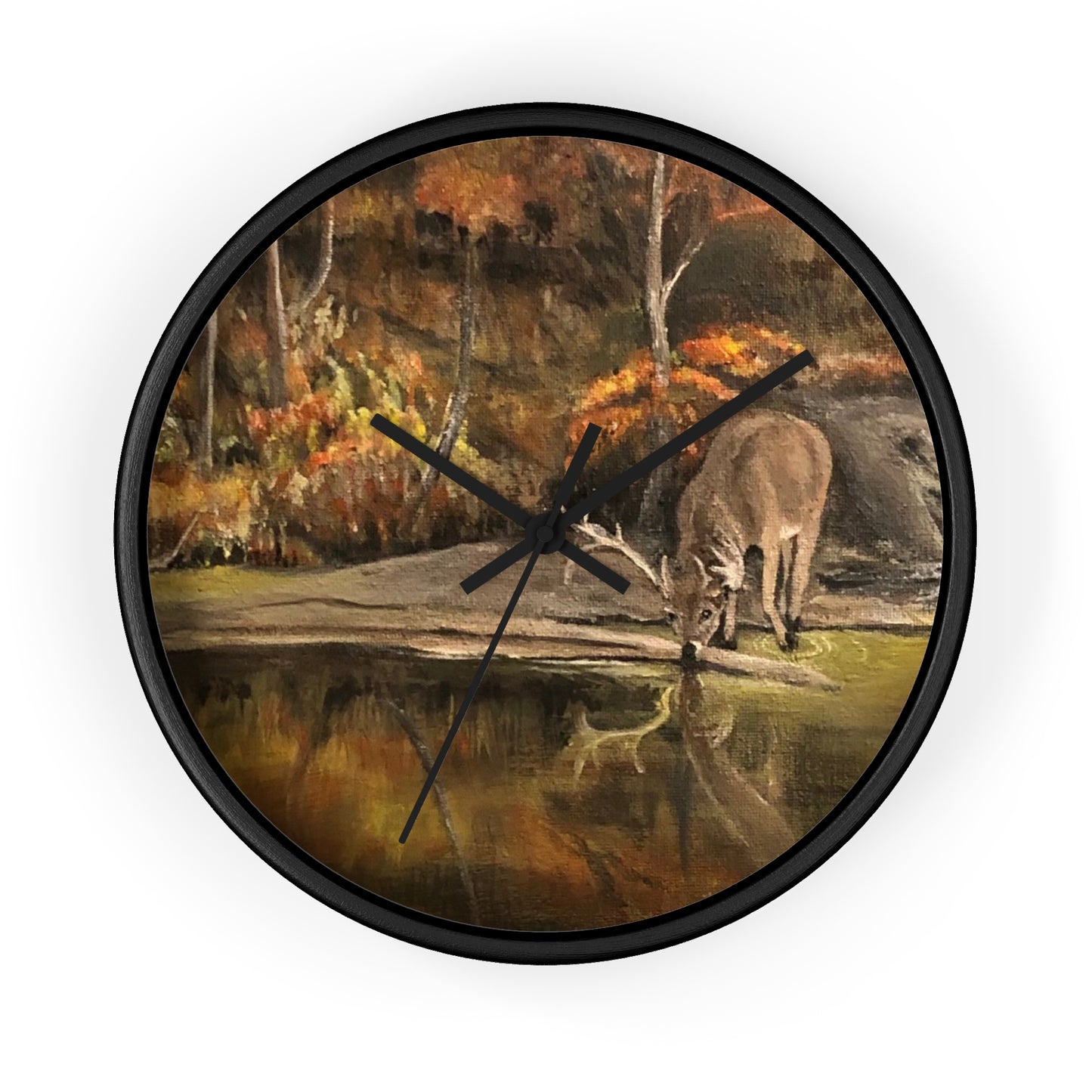 Wall Clock, Deer Haven, Life on the Bayou Collection