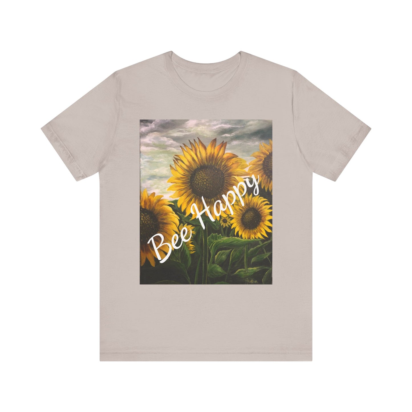Unisex Jersey Short Sleeve Tee, Sunflowers, FrediFreds Home Collection