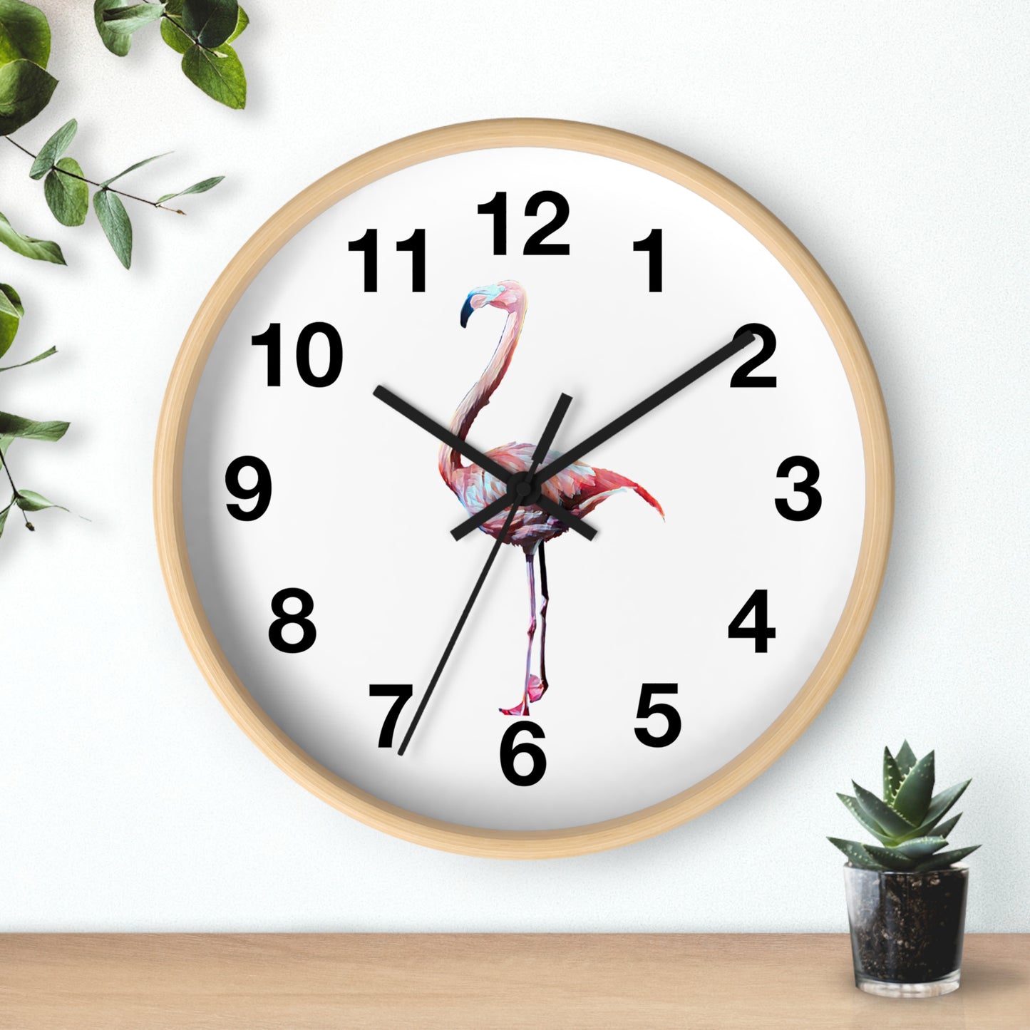 Wall Clock, Flamingo, Beachwalker Club Collection