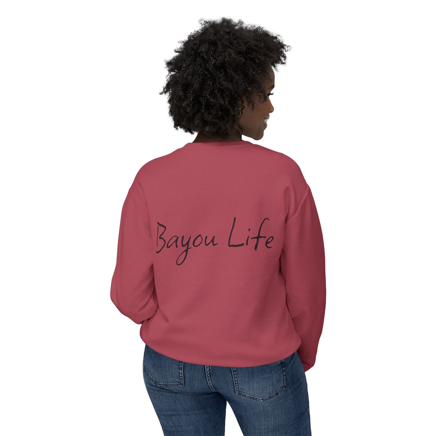 Unisex Lightweight Crewneck Sweatshirt, Life on the Bayou