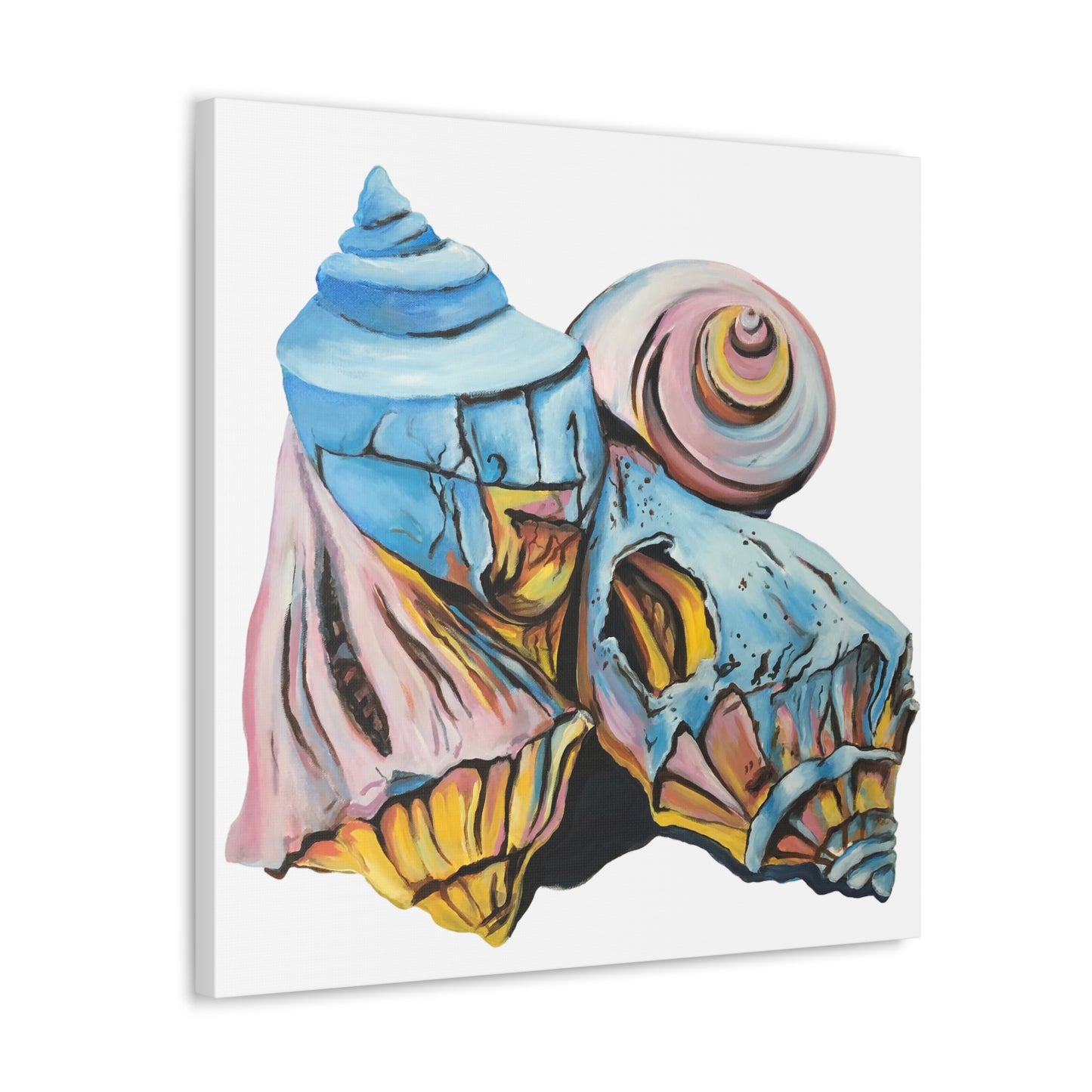 Canvas Gallery Wraps, Artsy Beach Shells, Beachwalker Club Collection