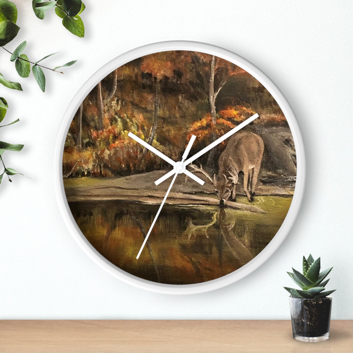 Wall Clock, Deer Haven, Life on the Bayou Collection