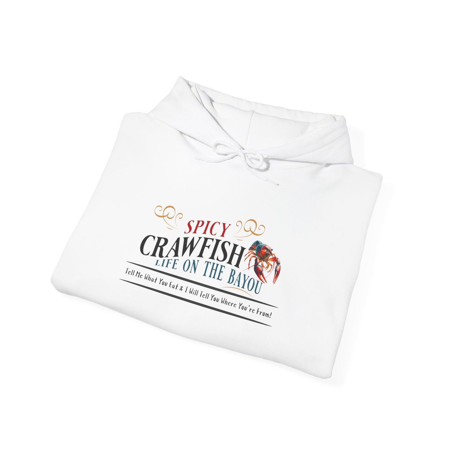 Unisex Heavy Blend™ Hooded Sweatshirt, Spicy Crawfish, Life on the Bayou, Life on the Bayou Collection