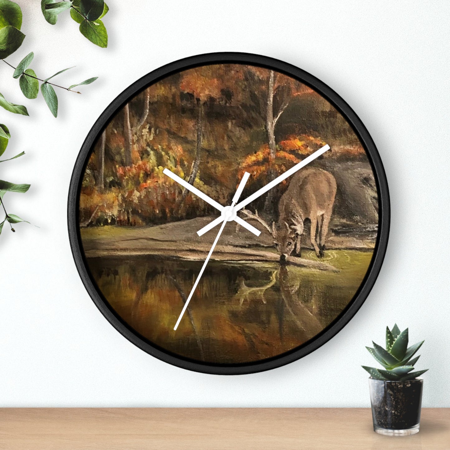 Wall Clock, Deer Haven, Life on the Bayou Collection