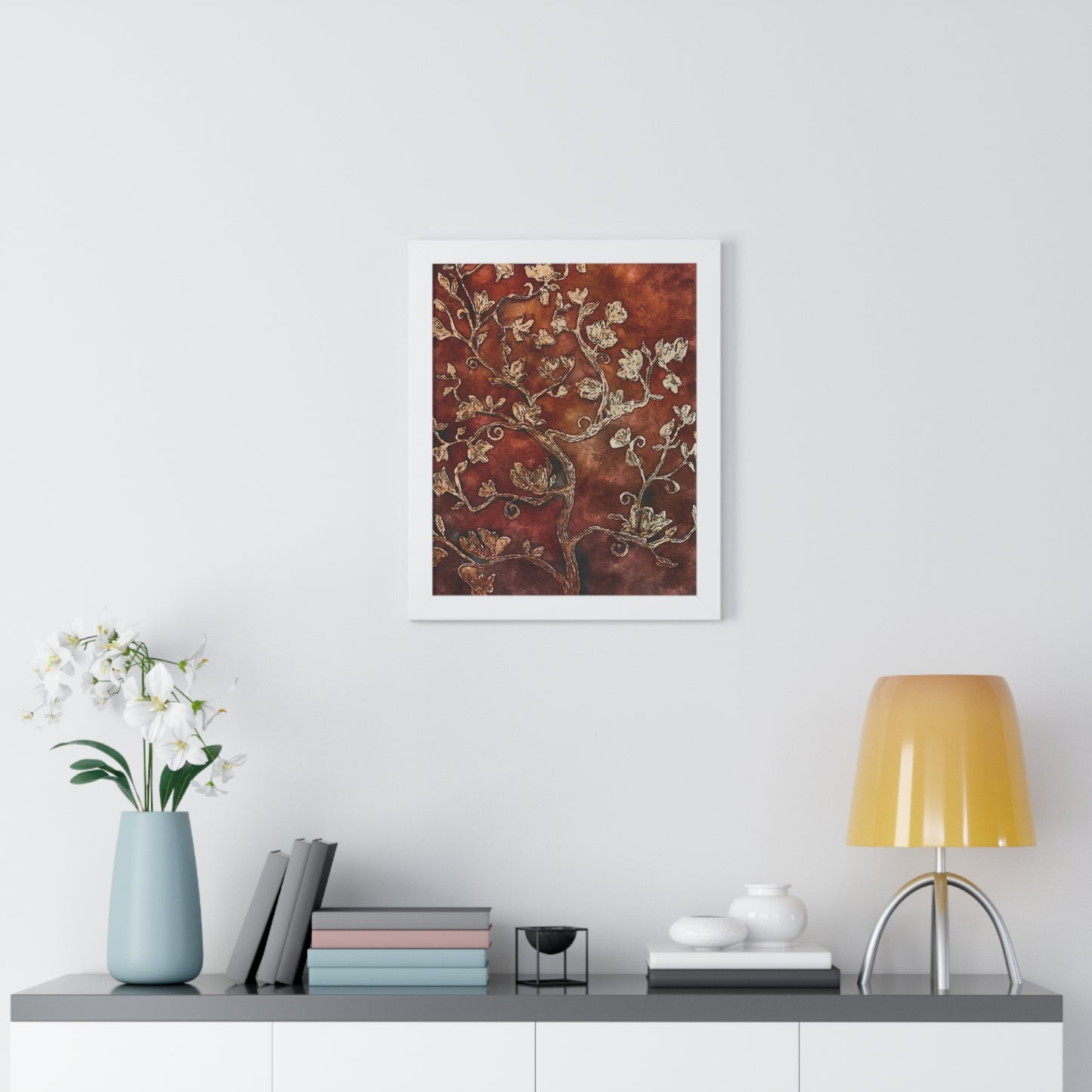 Framed Vertical Poster, Tree of Life, FrediFreds Home Collection