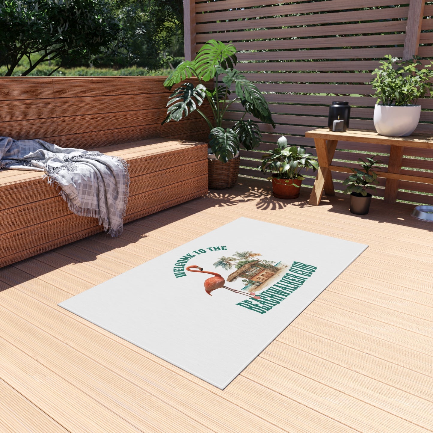 Outdoor Rug, Coastal, "Beachwalker Club Collection