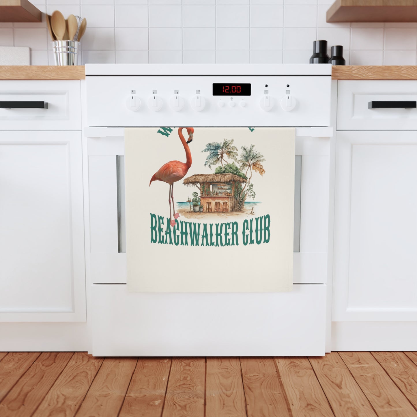 Cotton Tea Towel, Beachwalker Club Collection