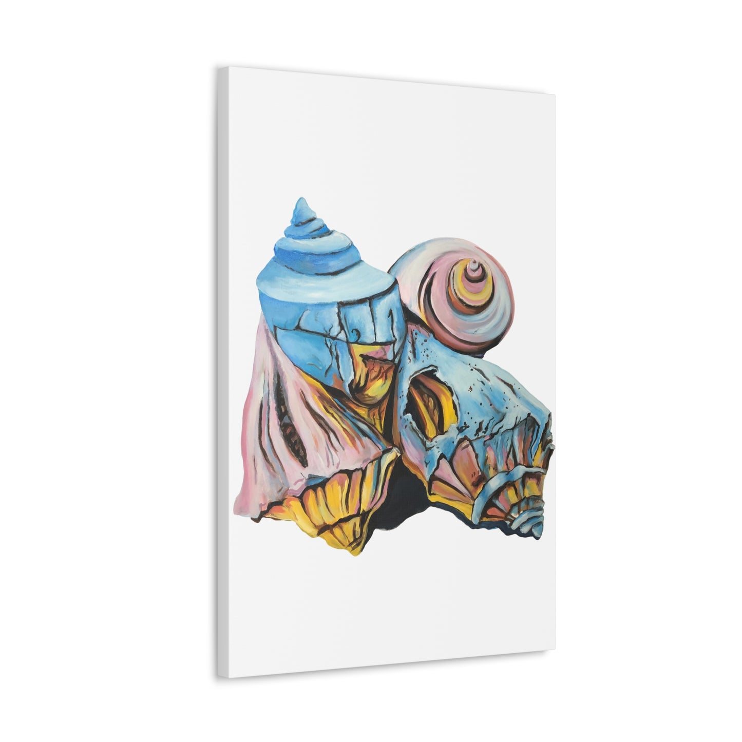 Canvas Gallery Wraps, Artsy Beach Shells, Beachwalker Club Collection