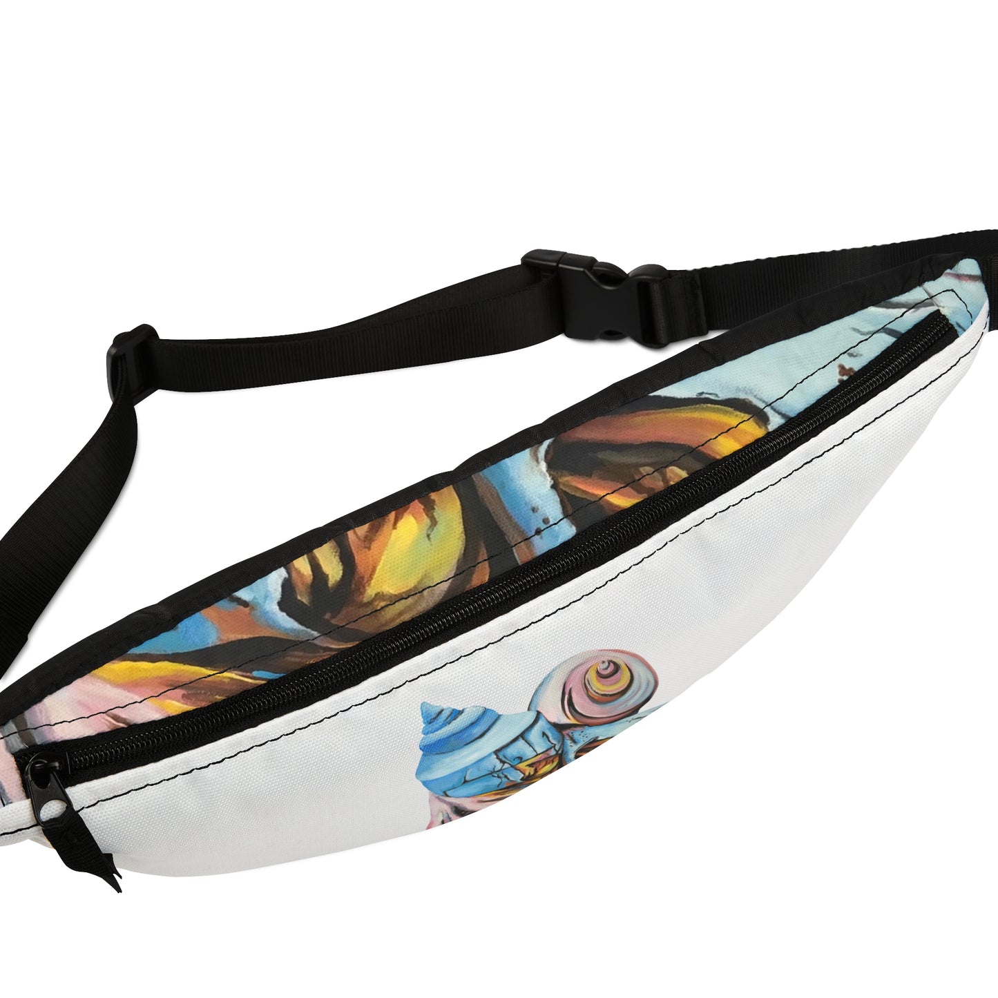 Fanny Pack, Artsy Beach Shells, Beachwalker Club Collection