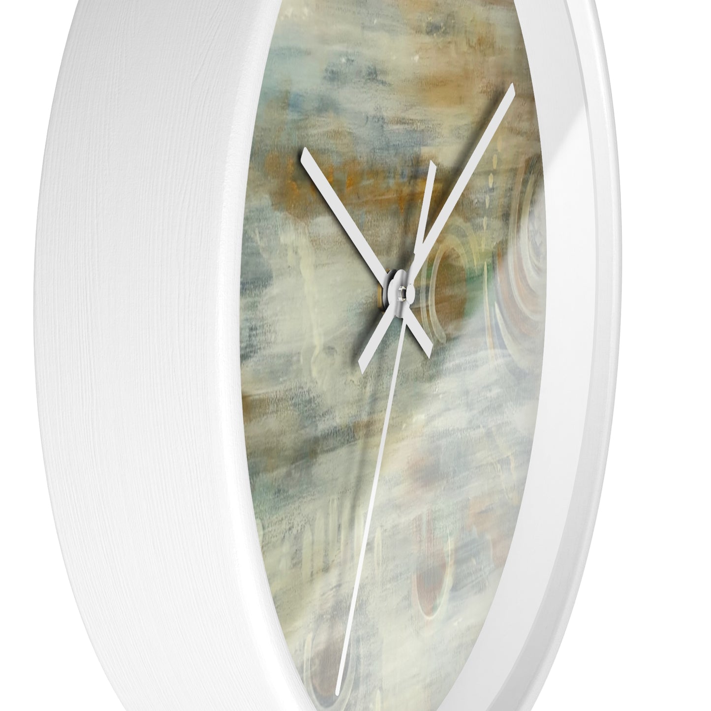 Wall Clock, Abstract Neutrals, FrediFreds Home Collection