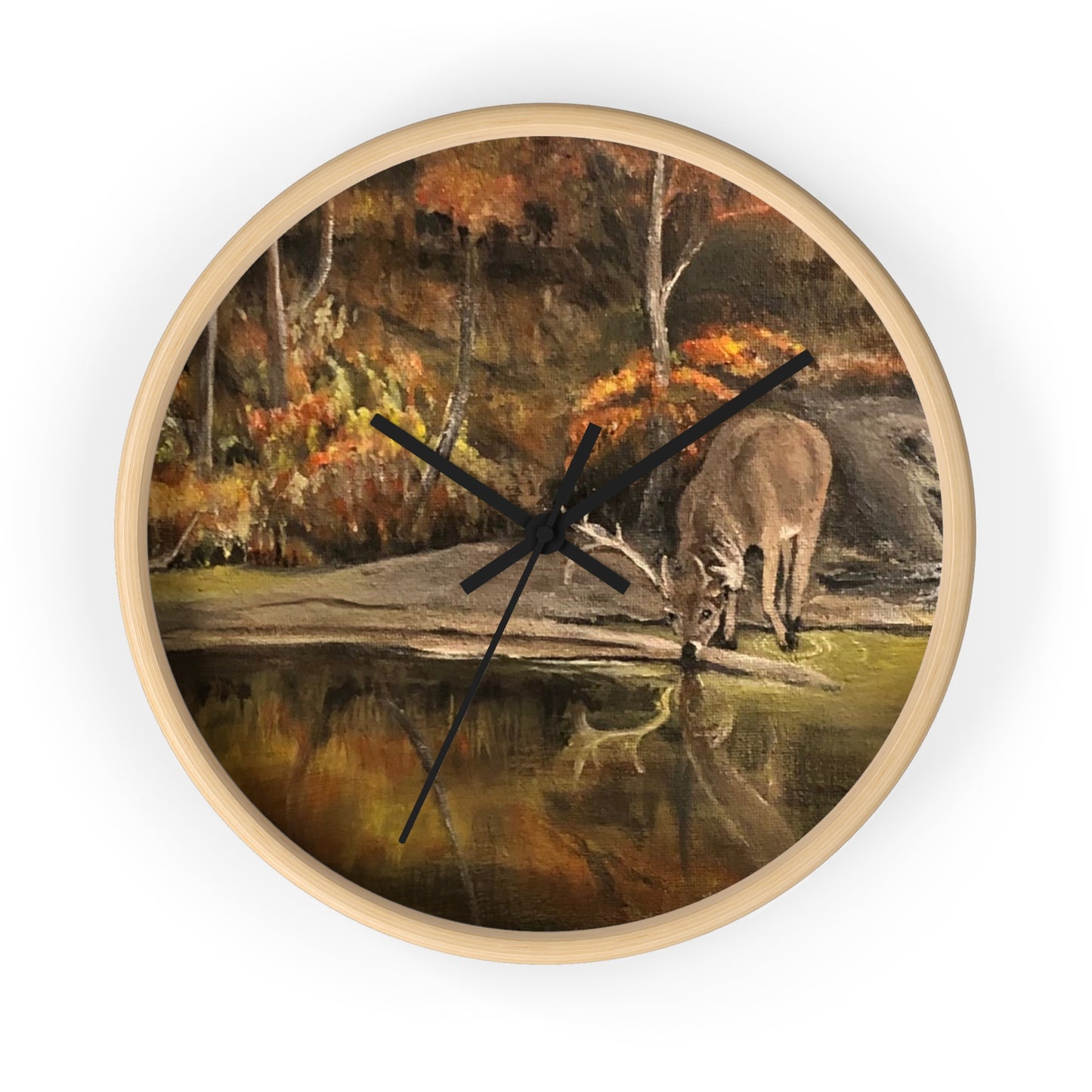 Wall Clock, Deer Haven, Life on the Bayou Collection