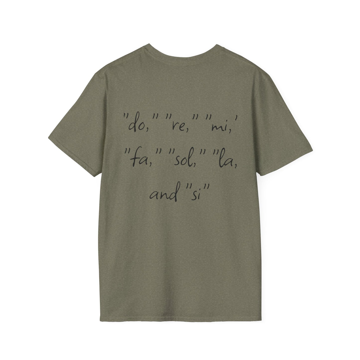 Unisex Softstyle T-Shirt, Pianist, Love Notes, Soul Music