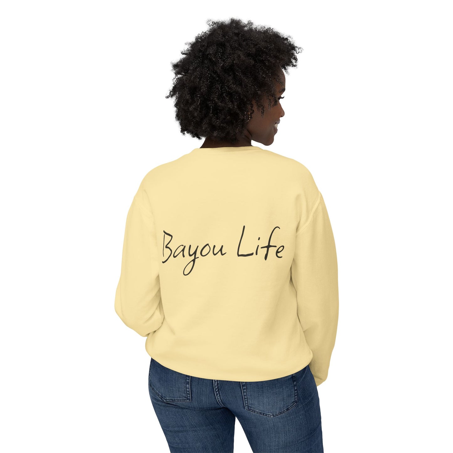 Unisex Lightweight Crewneck Sweatshirt, Life on the Bayou