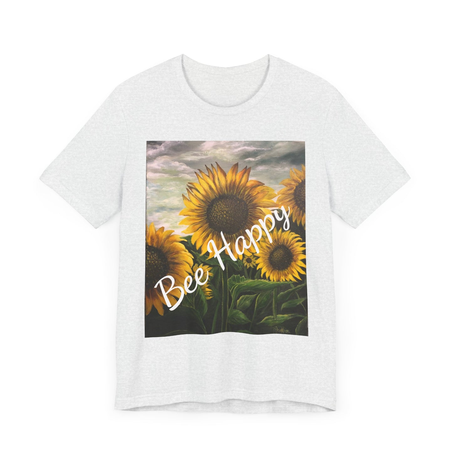 Unisex Jersey Short Sleeve Tee, Sunflowers, FrediFreds Home Collection