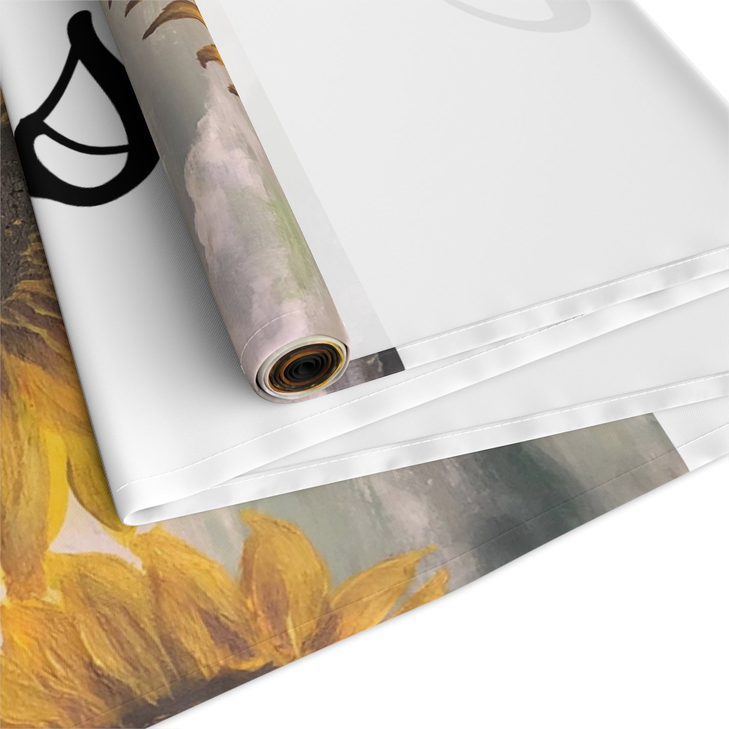 Table Runner (Cotton, Poly), Sunflower Field, Life on the Bayou Collection