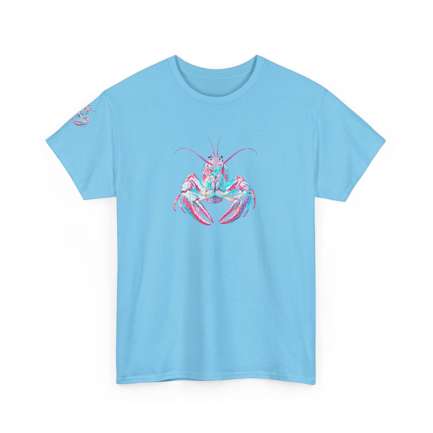 Unisex Heavy Cotton Tee, Abstract Girly Girl's Crawfish Season, Life on the Bayou Collection