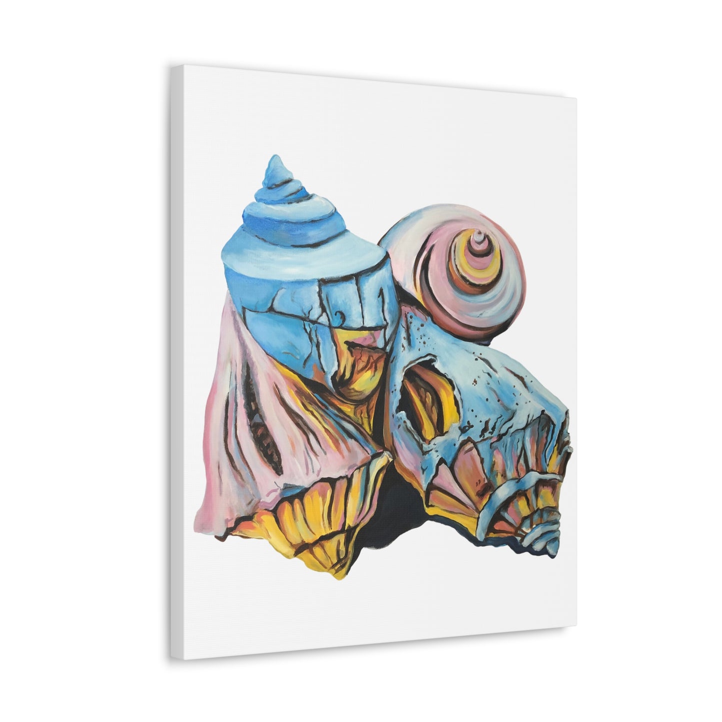 Canvas Gallery Wraps, Artsy Beach Shells, Beachwalker Club Collection