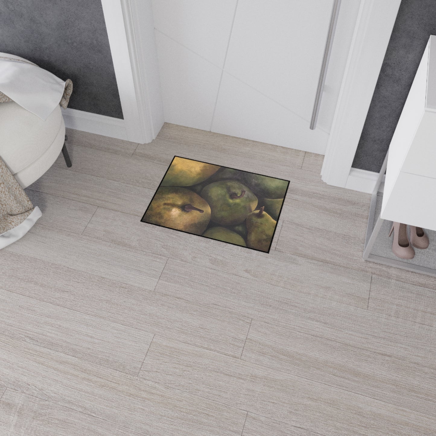 Heavy Duty Floor Mat, Pear Delight, FrediFreds Home Grown Collection