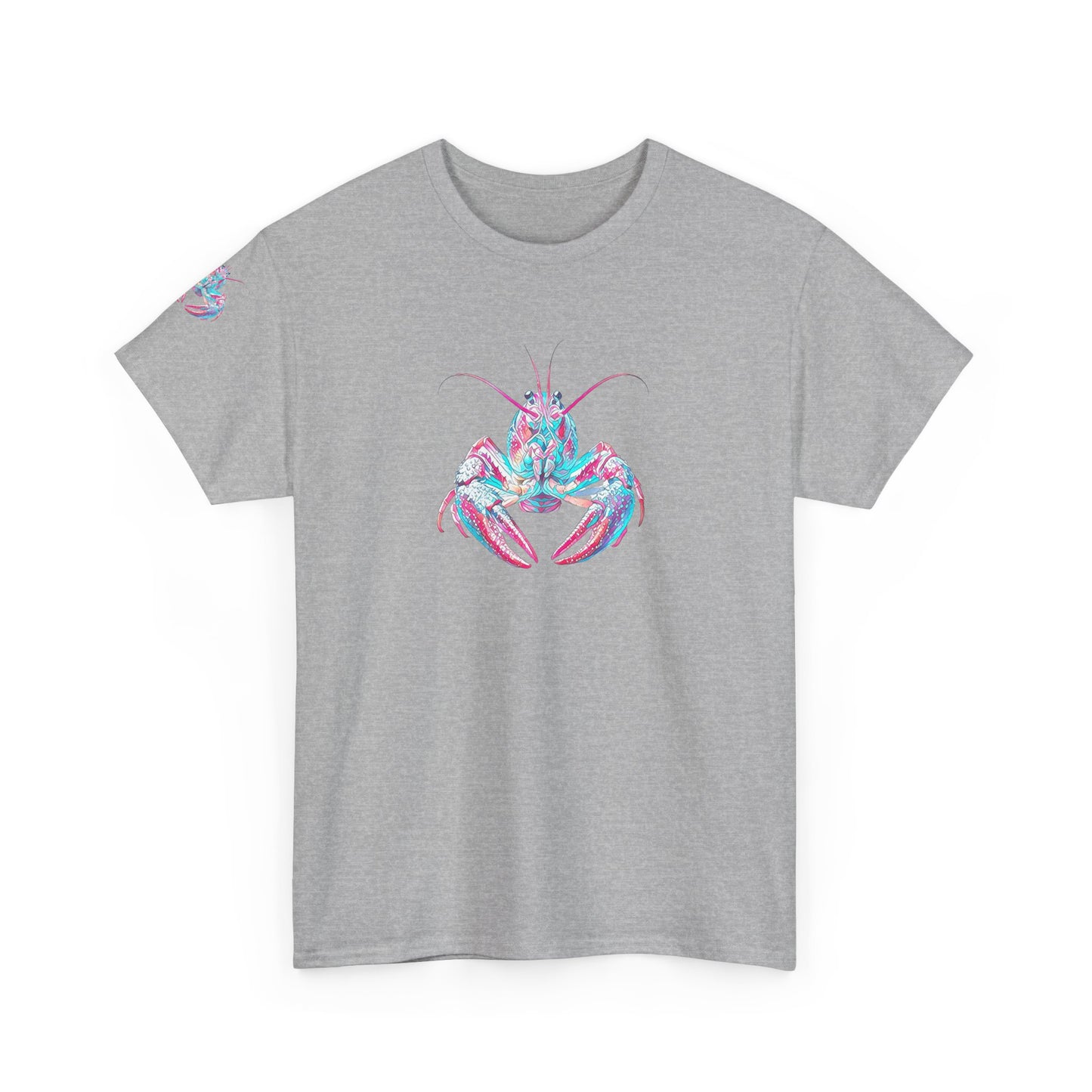Unisex Heavy Cotton Tee, Abstract Girly Girl's Crawfish Season, Life on the Bayou Collection