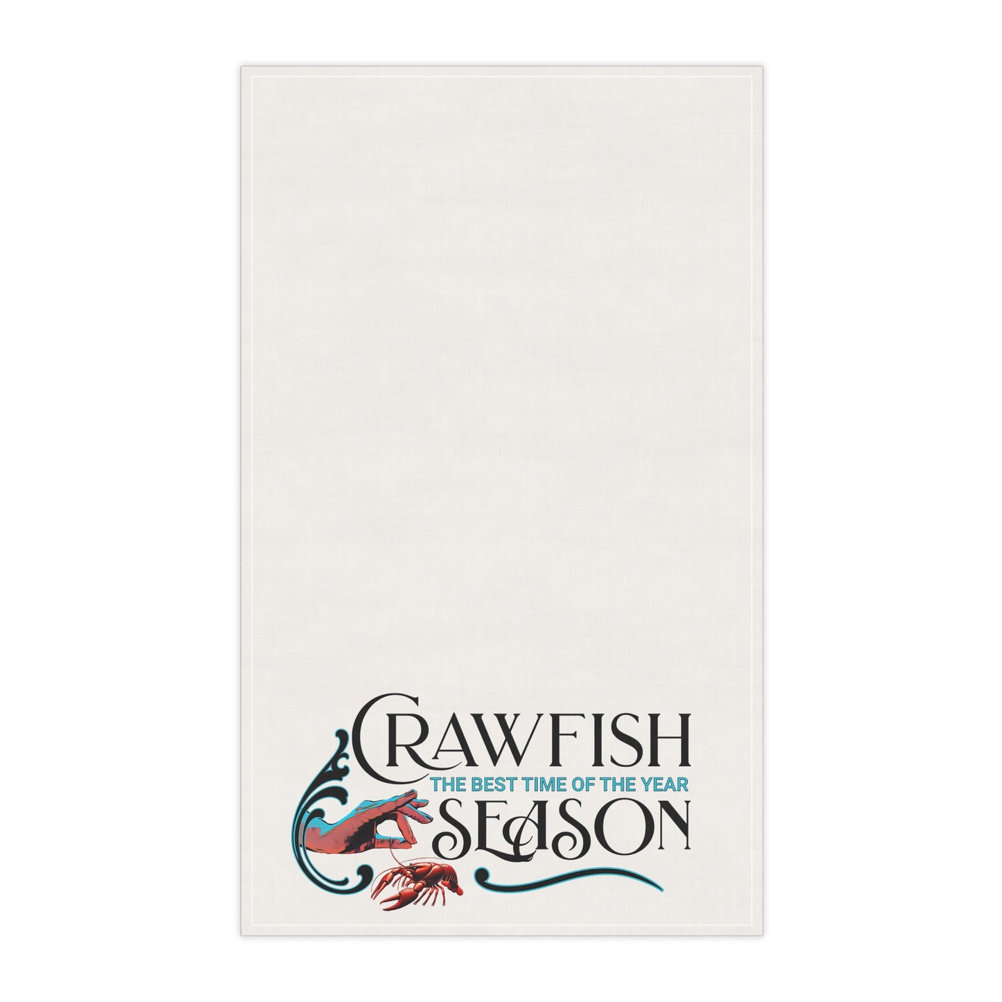 Tea Towels (cotton, poly) , Crawfish Season, Life on the Bayou Collection