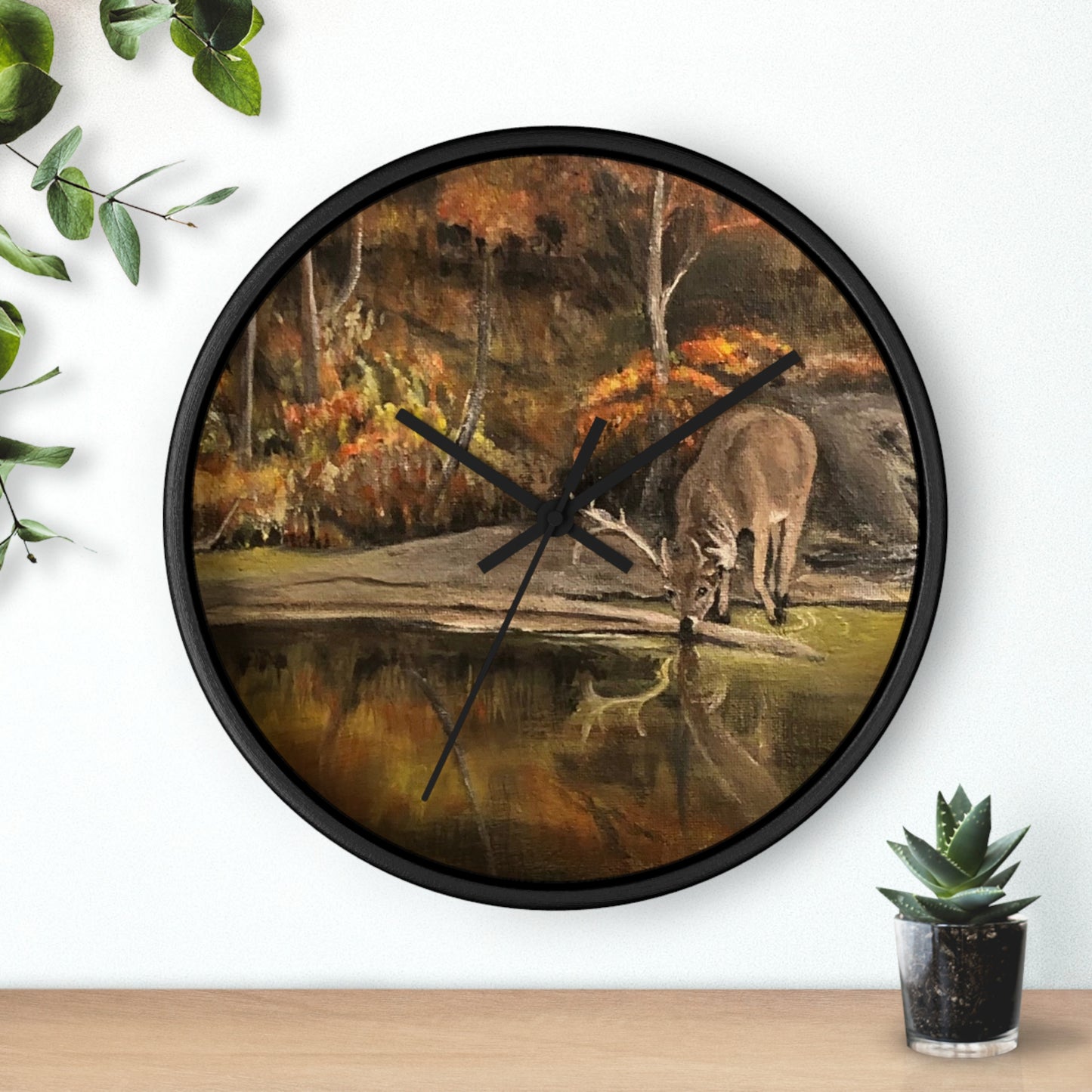Wall Clock, Deer Haven, Life on the Bayou Collection