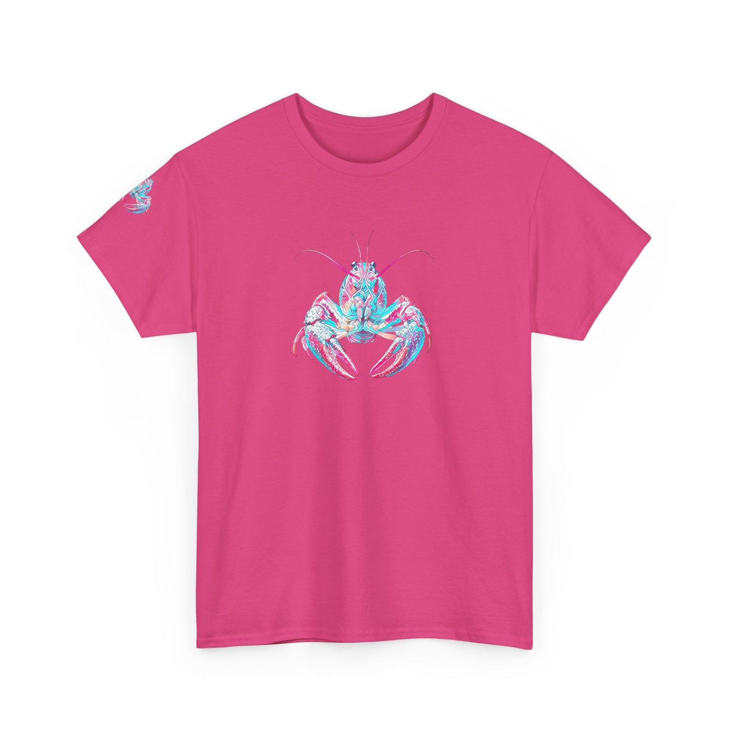 Unisex Heavy Cotton Tee, Abstract Girly Girl's Crawfish Season, Life on the Bayou Collection