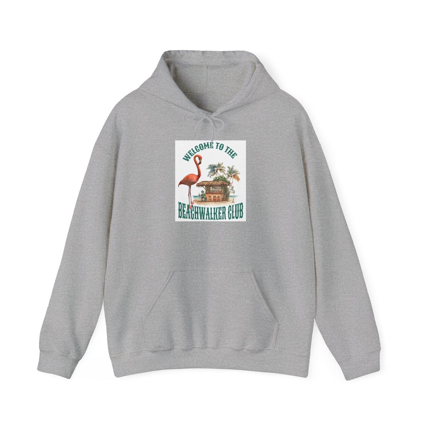 Unisex Heavy Blend™ Beachwalker Club" Designed Hooded Sweatshirt