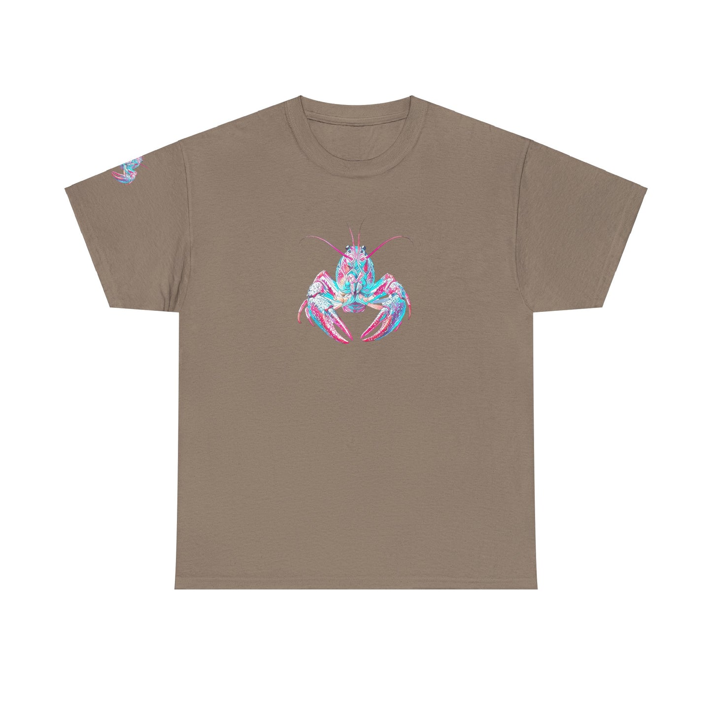 Unisex Heavy Cotton Tee, Abstract Girly Girl's Crawfish Season, Life on the Bayou Collection